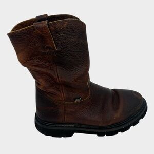 Justin Screwdriver WK4905 Leather Work Boots Size 10 Fair Condition